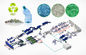 Dây chuyền tái chế nhựa chịu nhiệt Hệ thống điều khiển PLC thông minh Hoạt động dễ dàng