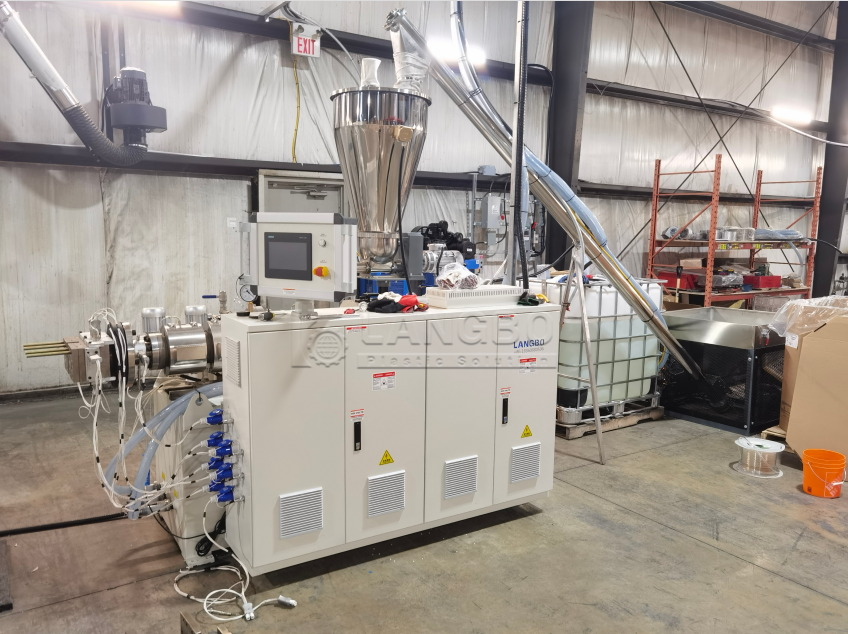 trường hợp công ty mới nhất về PVC Electricity Cable Duct Extrusion Line in Canada