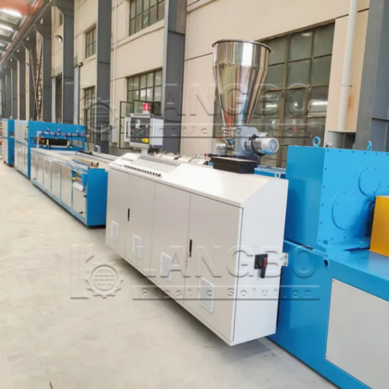 trường hợp công ty mới nhất về PVC Door Panel Extrusion Line Supports Continuous PVC Panel Production in Egypt