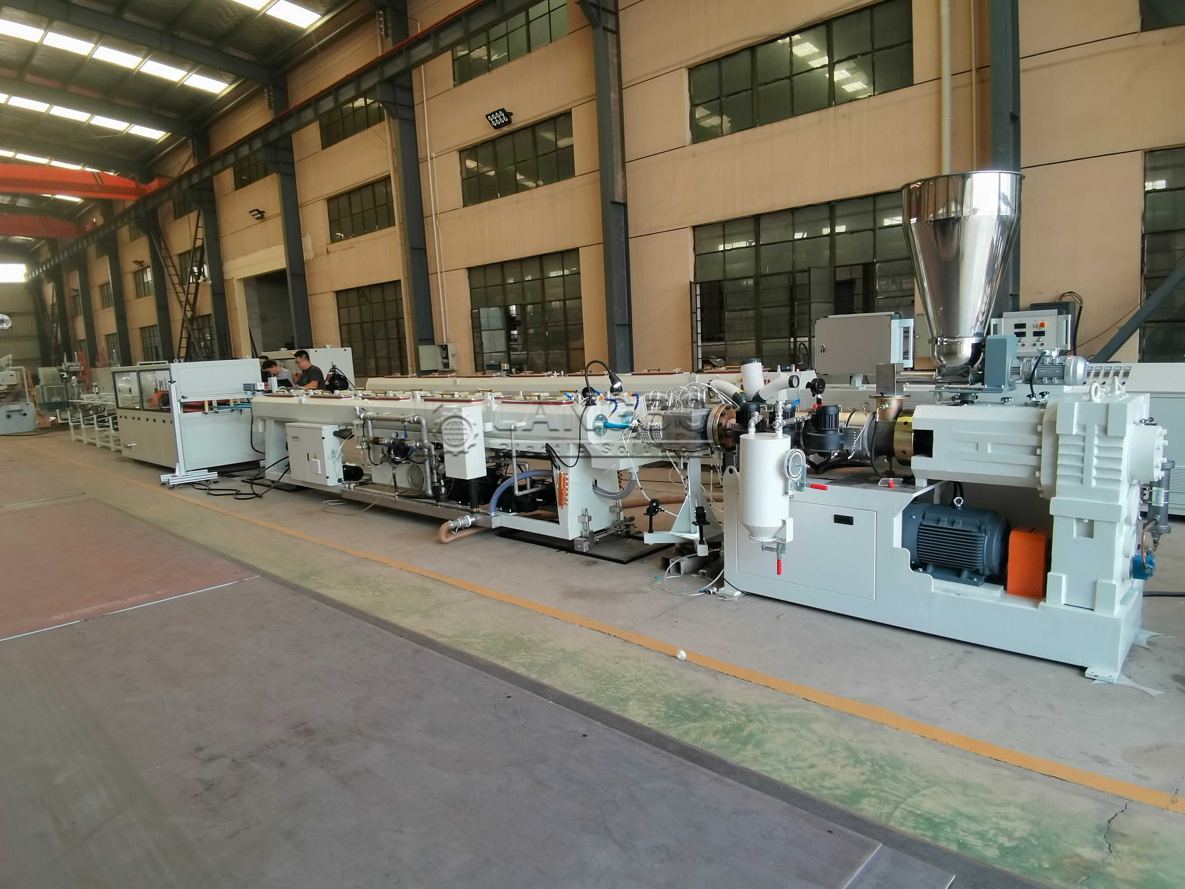trường hợp công ty mới nhất về Dự án dây chuyền ép ống PVC hai lần để sản xuất ống xây dựng ở Burundi