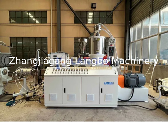 chất lượng  Natural Gas Pe Pipe Production Line , Single Screw Extruder Hdpe Pipe Machine Nhà máy