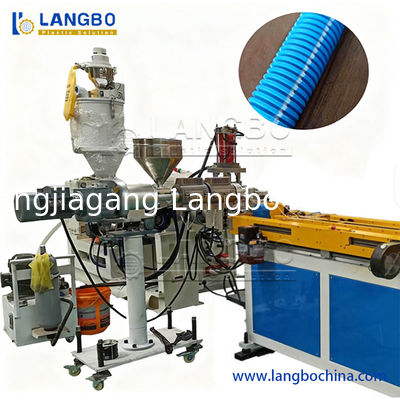 chất lượng  16mm-63mm PE PP PA Single Wall Corrugated Pipe Machine Nhà máy