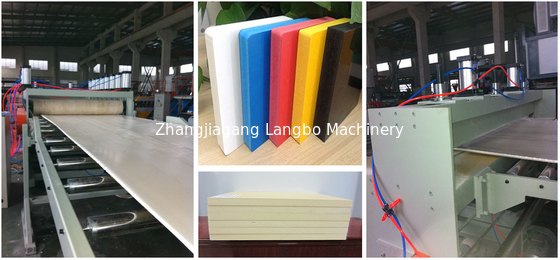 Dây chuyền ép đùn tấm nhựa PVC PVC PVC Chống cháy