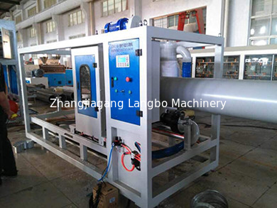 Máy sản xuất ống PVC trục vít đôi hình nón với máy dập