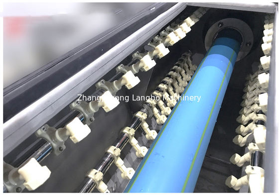 Máy làm ống HDPE màu tùy chỉnh với máy cắt hành tinh
