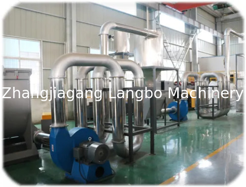 Máy tái chế màng / túi nhựa PE PP phế thải 380V 14mm