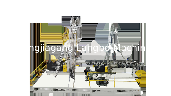 Dây chuyền ép đùn ống nhựa trục vít đơn công suất cao 710-1600MM