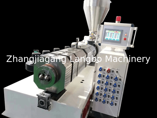 Máy đùn nhựa trục vít đôi 55KWConical 80/156 Công suất cao