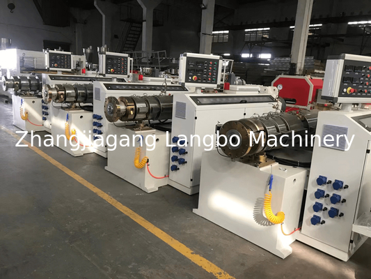 Máy đùn nhựa trục vít đôi 55KWConical 80/156 Công suất cao