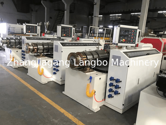 Máy đùn nhựa trục vít đôi 55KWConical 80/156 Công suất cao