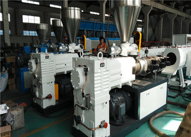 150KG / Dây chuyền đùn ống PVC công suất cao với hệ thống cắt không bụi / chip