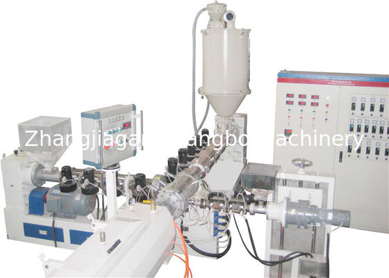 Dây chuyền đùn trục vít đơn PPPE PP PPR PE với bảo hành 1 năm, hoàn toàn tự động