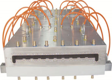 WPC PVC Hồ sơ đùn dây chuyền Tấm trang trí cửa sàn