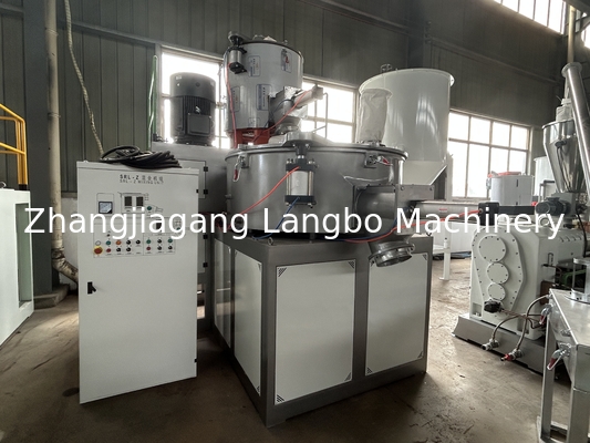 Máy trộn nhựa cao tốc cao tốc hoàn toàn tự động PVC làm mát và sưởi ấm với công nghệ cao