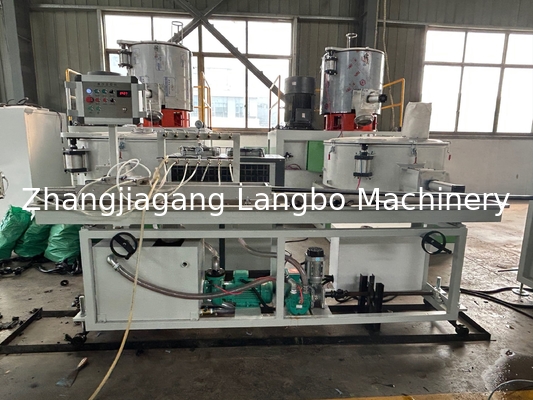 22kw Pvc Baseboard Profile Extrusion Line Twin Screw 8 Meter Long