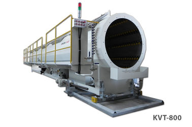Dây chuyền đùn ống PVC tự động Điều khiển PLC Chi phí bảo trì thấp Trục vít đôi hình nón cho đường ống nước thải và nước thải