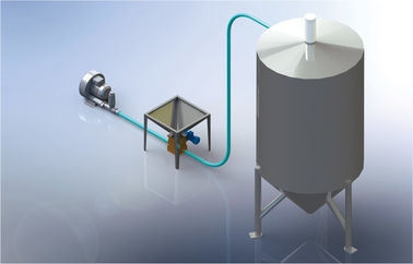 Máy trộn nhựa PVC công nghiệp Hệ thống băng tải khí nén khối lượng 500L