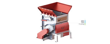 Dây chuyền tái chế nhựa chấp thuận ISO với máy hủy trục đơn tiết kiệm năng lượng
