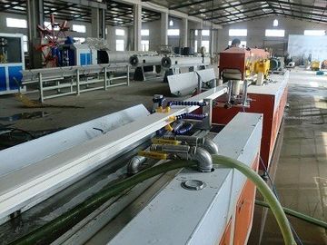 350KG/h Capacity PVC Extruder Machine For Plastic Profile Manufacturing Line With Raw Material PVC Additives Máy ép PVC cho dây chuyền sản xuất hồ sơ nhựa