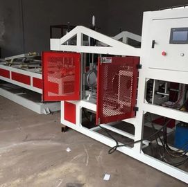 Máy cắt ống nhựa hoàn toàn tự động trực tuyến PP PE PVC với hệ thống kéo