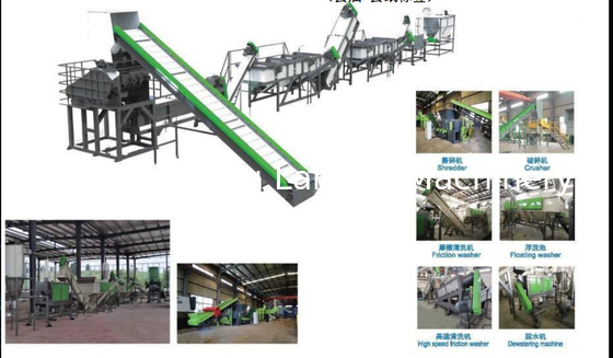 500kg/h Dòng giặt và tái chế PP / PE
