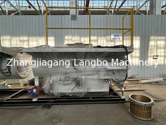Đường kính lớn DN Kích thước Đường gấp đôi / ba HDPE PE Phương tiện cung cấp nước Đường kính lớn Nhựa PP PPR HDPE PE Pprc Pipe Extrusion Production Line Making Machine
