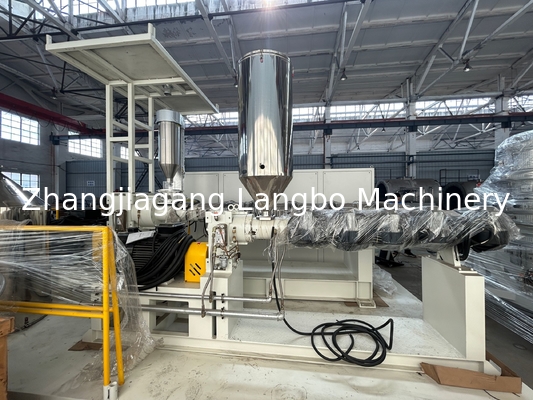 Đường kính lớn DN Kích thước Đường gấp đôi / ba HDPE PE Phương tiện cung cấp nước Đường kính lớn Nhựa PP PPR HDPE PE Pprc Pipe Extrusion Production Line Making Machine