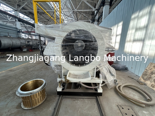 Đường kính lớn DN Kích thước Đường gấp đôi / ba HDPE PE Phương tiện cung cấp nước Đường kính lớn Nhựa PP PPR HDPE PE Pprc Pipe Extrusion Production Line Making Machine