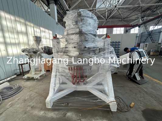 Đường đẩy ống HDPE 355-800mm với máy đẩy một vít
