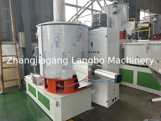 Máy trộn nhựa cao tốc cao tốc hoàn toàn tự động PVC làm mát và sưởi ấm với công nghệ cao