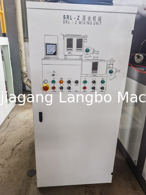 Máy trộn bột nhựa bền với ABB Inverter Hot Mixer Cold Mixing Machine PVC Mixing Unit Pipe Line Máy trộn nhựa