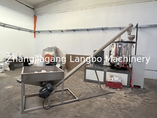 Máy trộn nhựa thép không gỉ 500L để chuẩn bị hồ sơ chống WPC