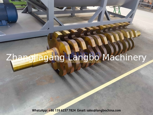 37KW Crusher cho PVC ống nhựa chất thải tái chế dòng máy