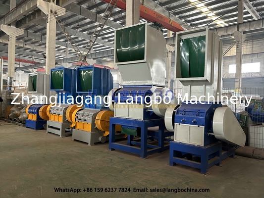 37KW Crusher cho PVC ống nhựa chất thải tái chế dòng máy