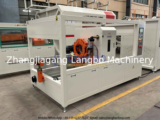 Tốt sản xuất PVC nhựa một tường bảo vệ điện ốc ống ống ống làm máy ép
