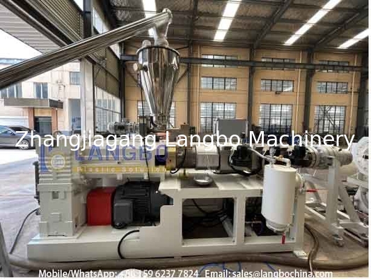 OPVC đường xát ống 16-160mm PVC ống làm máy ốc đôi vít Extruder