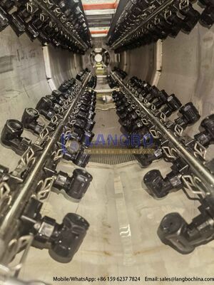 50-200mm PVC-U đường ống ép với 80/156 55kw hộp số tích hợp và động cơ
