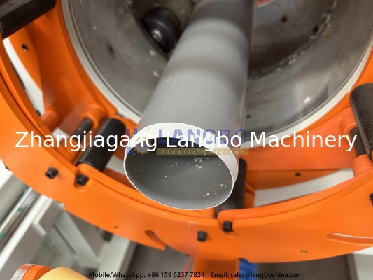 Máy chế tạo ống PVC với máy ép vít song song hai vít cho đường dẫn điện cung cấp nước nước thải trang trí hóa chất