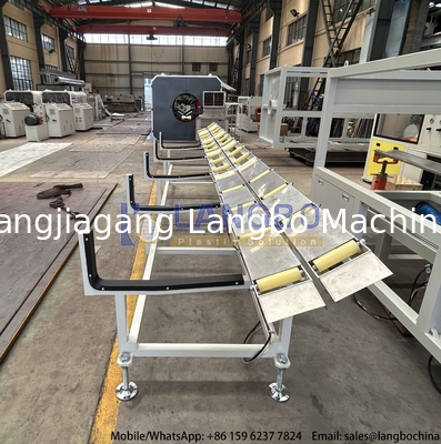 Máy chế tạo ống PVC với máy ép vít song song hai vít cho đường dẫn điện cung cấp nước nước thải trang trí hóa chất