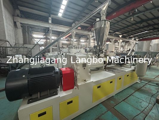 PVC PP PE bột nhựa cắt nóng Pelleziting Granulating Granulator Machine / Pelletizer Line