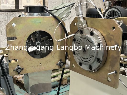 PVC PP PE bột nhựa cắt nóng Pelleziting Granulating Granulator Machine / Pelletizer Line