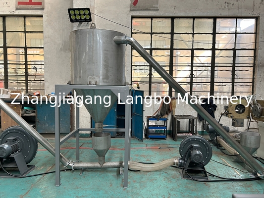 PVC PP PE bột nhựa cắt nóng Pelleziting Granulating Granulator Machine / Pelletizer Line