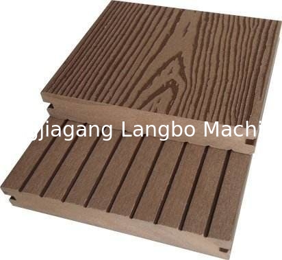 Máy WPC gỗ nhựa Composite sàn sàn rỗng sàn sàn rỗng Post Composite Profile Rail Extrusion Production Line
