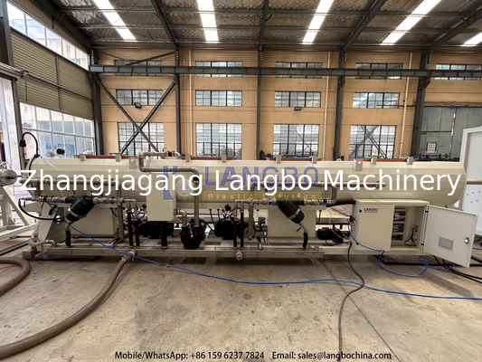 80/173 Đường dây sản xuất đường ống PVC tốc độ cao với sản lượng 800kg/h cho đường ống 250mm