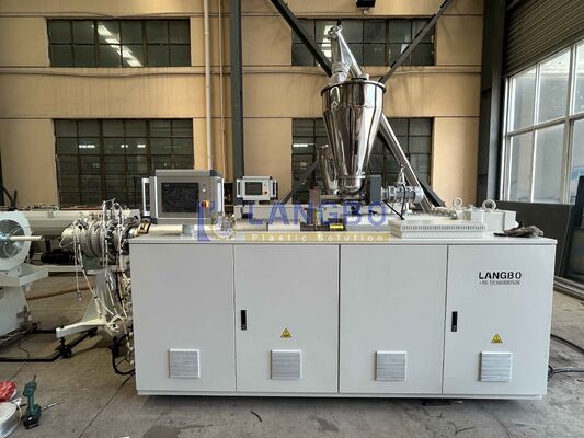 PVC nhựa tự động điều kiện ống xát máy với  hoặc SCHNIDER contactor và 65/132 đường kính vít