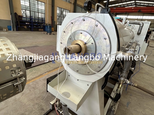 Máy ép ống PVC tốc độ cao cho đường ống cung cấp nước Twin Screw And Barrel Design
