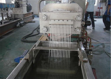 Máy đùn Pelletizing đôi trục vít nhựa PE với hệ thống điều khiển PLC
