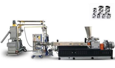 Đôi vít nóng cắt Pvc Pelletizing máy, nhựa Pelletizing thiết bị 60KW