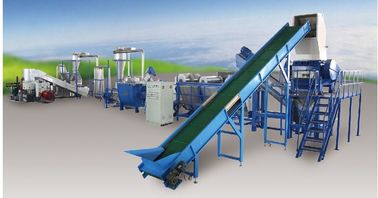 Pp Pe phim PET tái chế dòng tiết kiệm nước, nhựa rửa và máy sấy khô