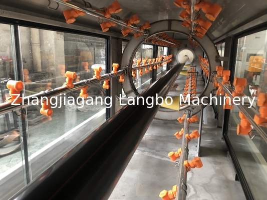 16-63mm HDPE ống xát máy làm với lớp tự động đầy đủ và 33 1 tỷ lệ LD